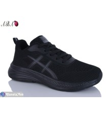 Кросівки на літо (8 пар р.37-41) чорний  "Aba"