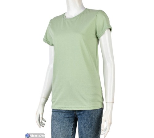 Футболка жіноча на літо (4 шт. р.сетка S-XL) зелений  "Danko"