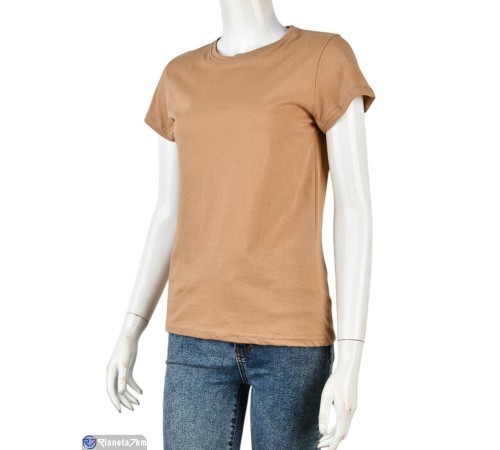 Футболка жіноча на літо (4 шт. р.сетка S-XL) бежевий  "Danko"