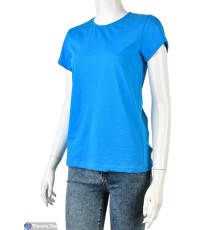 Футболка жіноча на літо (4 шт. р.сетка S-XL) синій  "Danko"