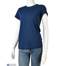Футболка жіноча на літо (4 шт. р.сетка S-XL) синій  "Danko"