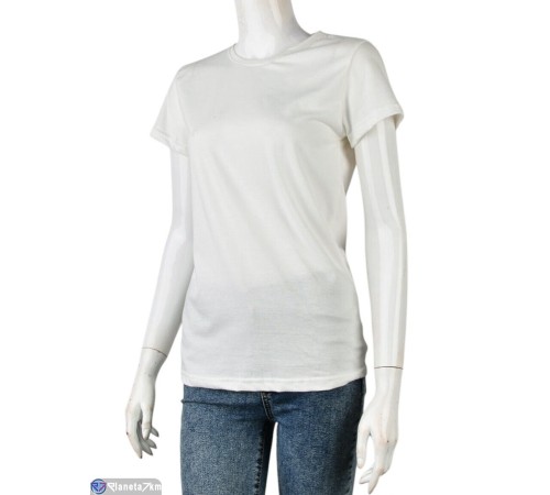 Футболка жіноча на літо (4 шт. р.сетка S-XL) білий  "Danko"