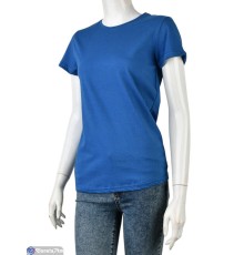 Футболка жіноча на літо (4 шт. р.сетка S-XL) синій  "Danko"