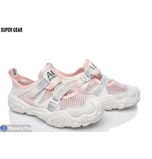 Дитячі кросівки на літо (12 пар р.29-34) рожевий  "Super Gear"