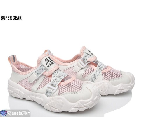 Дитячі кросівки на літо (12 пар р.29-34) рожевий  "Super Gear"