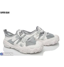 Дитячі кросівки на літо (12 пар р.31-36) сірий  "Super Gear"