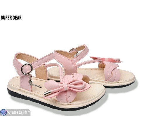 Дитячі босоніжки на літо (10 пар р.27-31) рожевий  "Super Gear"