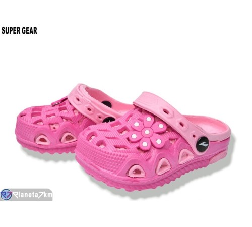 Кроки дитячі на літо (10 пар р.20-29) рожевий  "Super Gear"