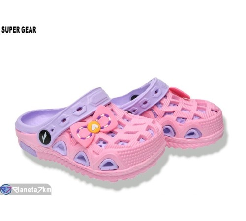 Кроки дитячі на літо (10 пар р.20-29) рожевий  "Super Gear"