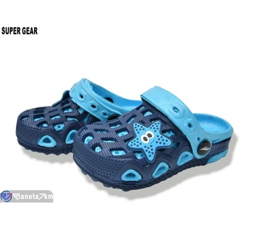Кроки дитячі на літо (10 пар р.20-29) синій  "Super Gear"