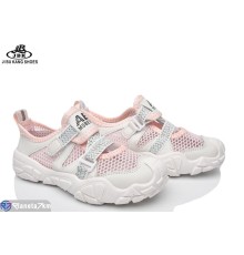 Дитячі кросівки на літо (12 пар р.29-34) рожевий  "Jibukang"