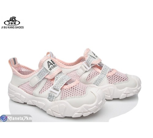 Дитячі кросівки на літо (12 пар р.29-34) рожевий  "Jibukang"