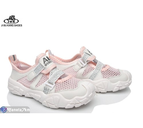 Дитячі кросівки на літо (12 пар р.31-36) рожевий  "Jibukang"