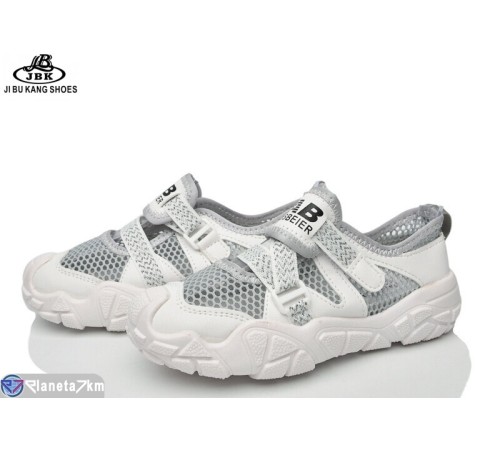 Дитячі кросівки на літо (12 пар р.29-34) сірий  "Jibukang"