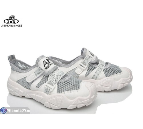 Дитячі кросівки на літо (12 пар р.31-36) сірий  "Jibukang"