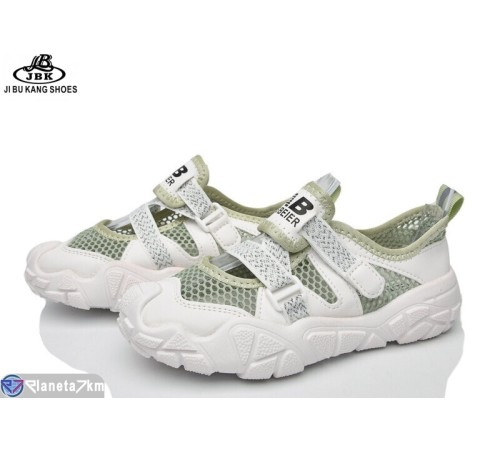 Дитячі кросівки на літо (12 пар р.31-36) зелений  "Jibukang"