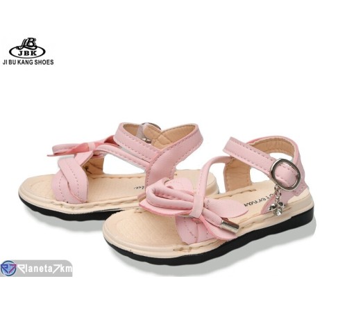 Дитячі босоніжки на літо (10 пар р.22-26) рожевий  "Jibukang"