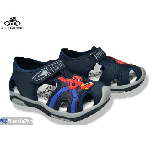 Сандалі дитячі на літо (10 пар р.21-25) синій  "Jibukang"