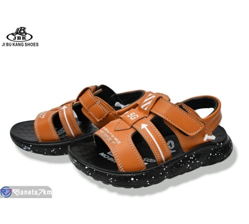 Сандалі дитячі на літо (6 пар р.26-31) коричневий  "Jibukang"