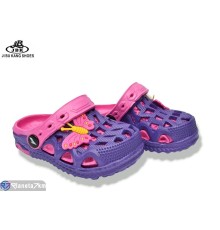 Кроки дитячі на літо (10 пар р.20-29) фіолетовий  "Jibukang"