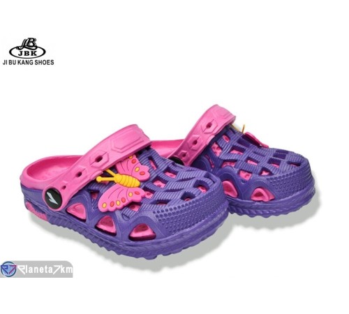 Кроки дитячі на літо (10 пар р.20-29) фіолетовий  "Jibukang"