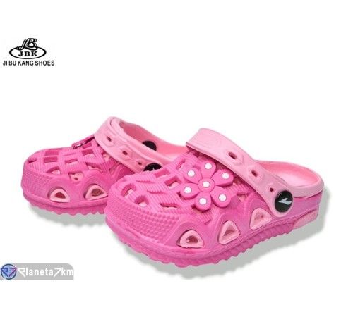 Кроки дитячі на літо (10 пар р.20-29) рожевий  "Jibukang"