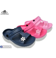 Шлепки дитячі на літо (18 пар р.30-35) мікс  "Jibukang"