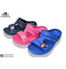 Шлепки дитячі на літо (18 пар р.30-35) мікс  "Jibukang"