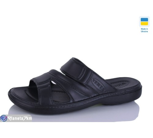Шлепки чоловічі на літо (6 пар р.41-46) чорний  "Melinda"