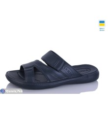 Шлепки чоловічі на літо (6 пар р.41-46) синій  "Melinda"