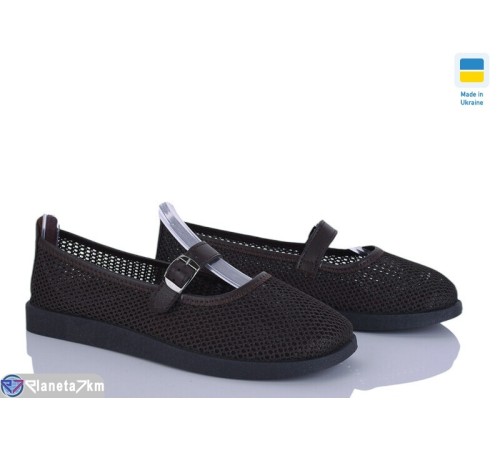 Туфлі жіночі на літо (8 пар р.37-42) коричневий  "OLLA"