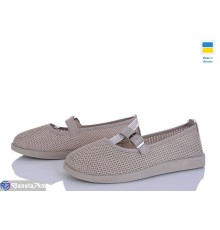 Туфлі жіночі на літо (8 пар р.37-42) бежевий  "OLLA"