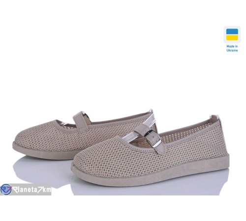 Туфлі жіночі на літо (8 пар р.37-42) бежевий  "OLLA"