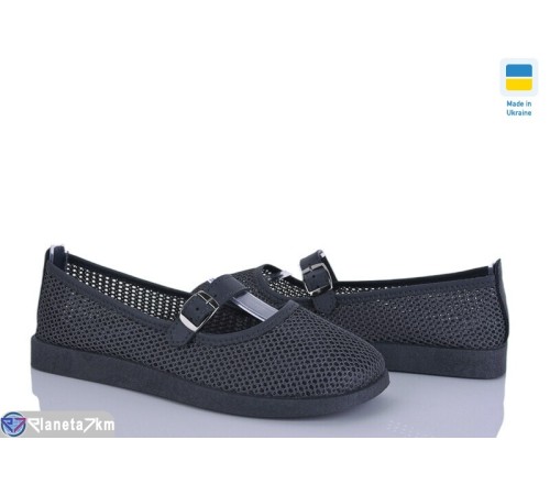 Туфлі жіночі на літо (8 пар р.37-42) сірий  "OLLA"