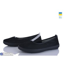 Туфлі жіночі на літо (8 пар р.37-42) чорний  "OLLA"