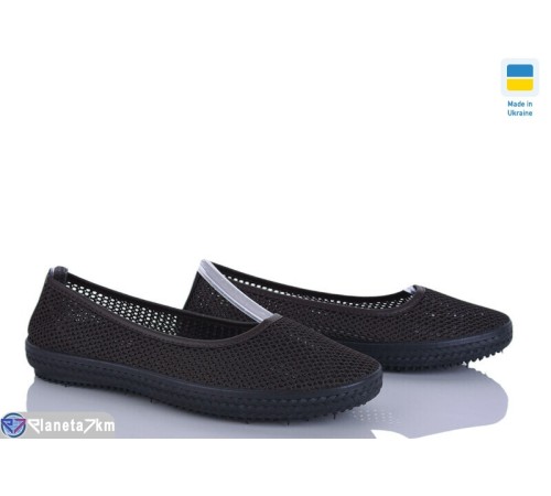 Туфлі жіночі на літо (8 пар р.37-42) коричневий  "OLLA"