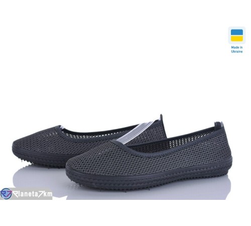 Туфлі жіночі на літо (8 пар р.37-42) сірий  "OLLA"