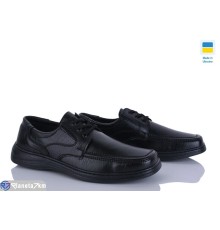 Туфлі чоловічі на весну/осінь (8 пар р.40-45) чорний  "OLLA"