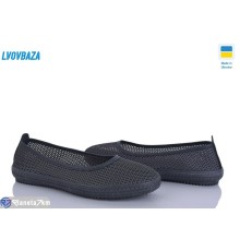 Балетки жіночі на літо (8 пар р.37-42) сірий  "LEOBAZA"