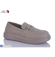 Кросівки жіночі на літо (8 пар р.37-41) коричневий  "Aba"