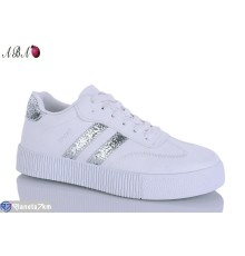 Кросівки жіночі на весну/осінь (8 пар р.36-41) білий  "Aba"