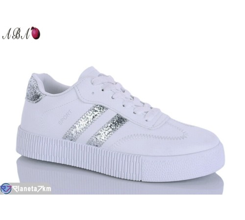 Кросівки жіночі на весну/осінь (8 пар р.36-41) білий  "Aba"