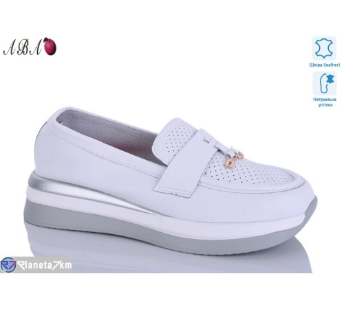 Туфлі жіночі на весну/осінь (8 пар р.36-41) білий  "Aba"