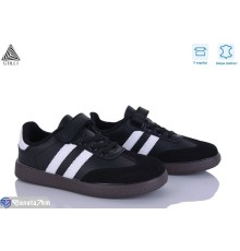 Дитячі кросівки на весну/осінь (8 пар р.32-37) чорний  "STILUS"