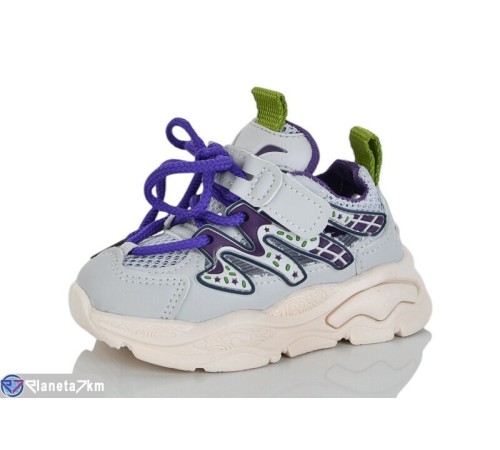 Дитячі кросівки на весну/осінь (12 пар р.23-29) сірий  "HIGULA"