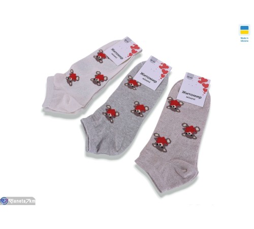 Жіночі шкарпетки на весну/осінь (12 шт. р.сетка 36-41) мікс  "VERONIKA"