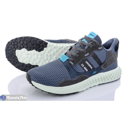 Кросівки чоловічі на весну/осінь (8 пар р.41-46) синій  "DEVER"