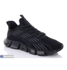 Кросівки чоловічі на літо (8 пар р.41-46) чорний  "DEVER"