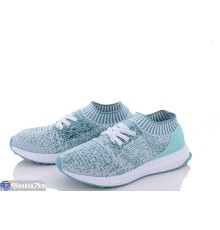 Кросівки жіночі на літо (8 пар р.36-41) зелений  "DEVER"