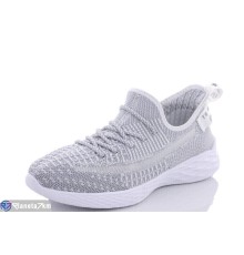 Дитячі кросівки на літо (8 пар р.36-41) сірий  "DEVER"